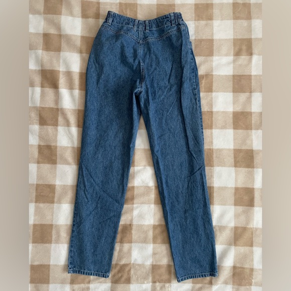 Vintage Faded Glory Ladies size 8 Classic Blue Denim Jeans with Stretch - Picture 5 of 7